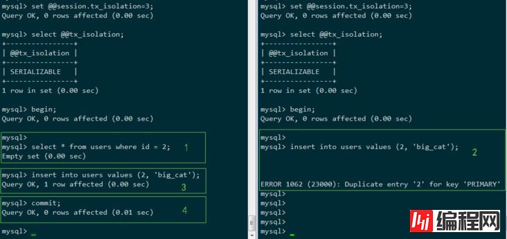 mysql幻读详解实例以及解决办法