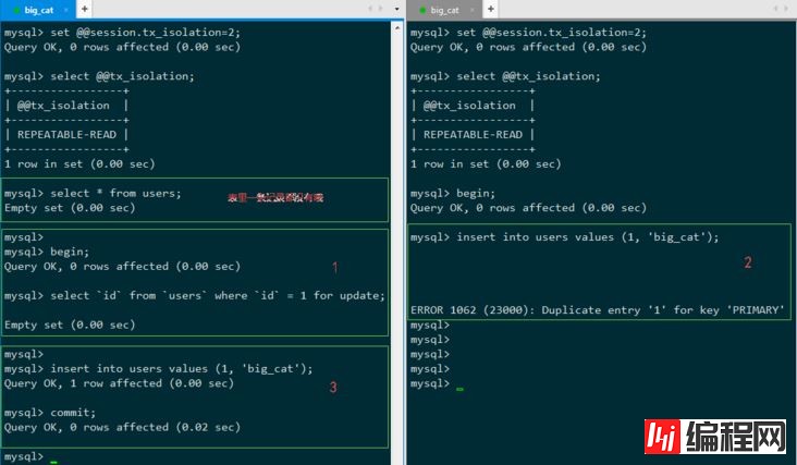 mysql幻读详解实例以及解决办法