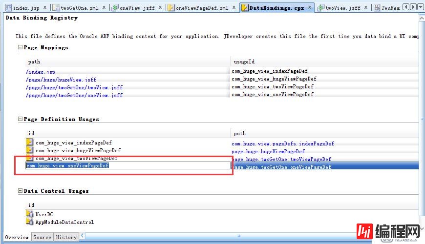 ORACLE ADF11g中第二个页面MANGEDBEAN如何使用第一个页面所绑定的VO