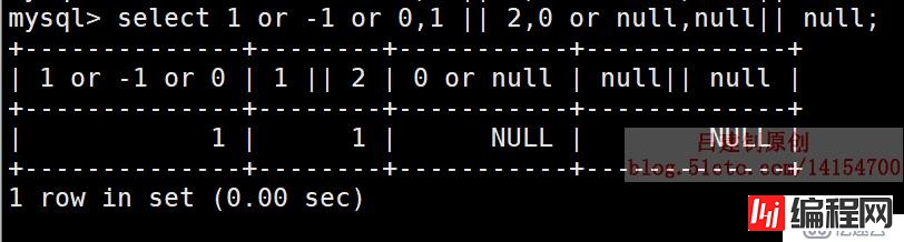 MySQL数据库中有哪几种运算符