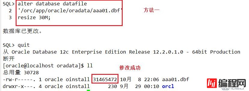 oracle数据库的结构及基本操作