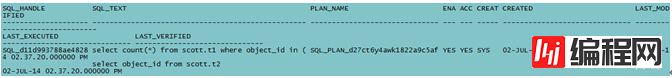 数据库中sql plan baseline怎么用