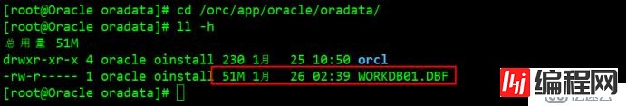 oracle之表空间