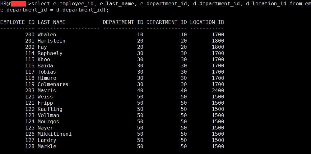 SQL 基础之多表查询（十）