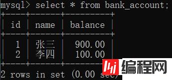 MySQL中事务控制对的示例分析