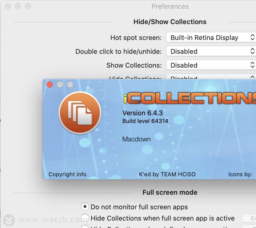 iCollections for Mac(桌面图标整理软件)