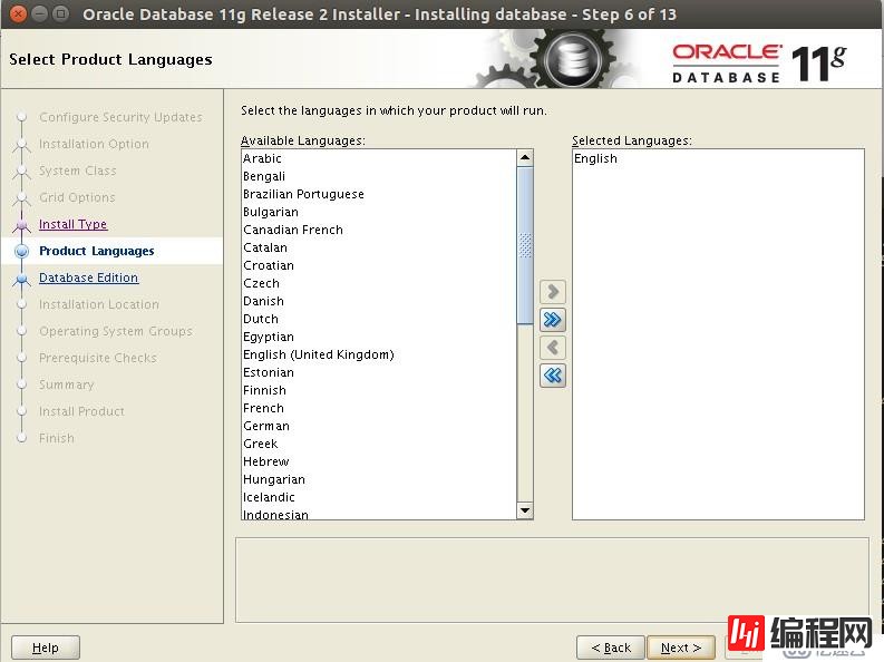 centos 6 oracle 11G DB install