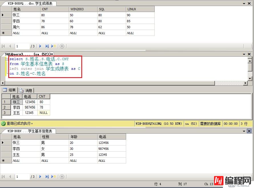 SQLServer之T-SQL增、删、改、查