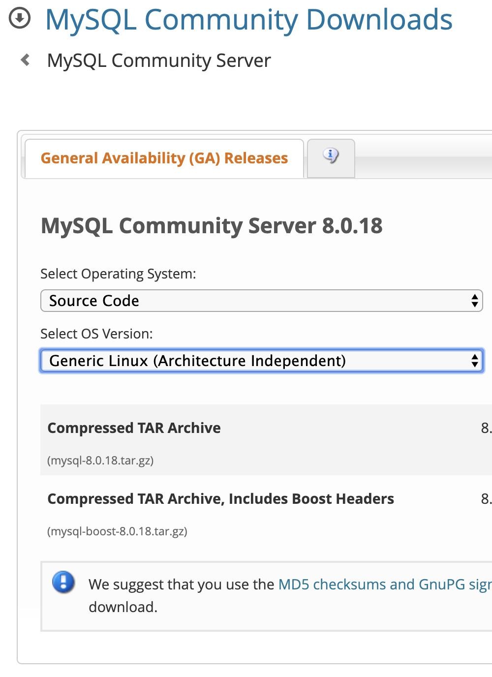 CentOS7下源码安装MySQL 8.x