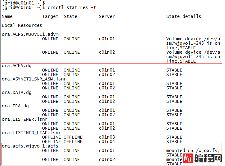 oracle12c RAC如何创建ADVM和ACFS