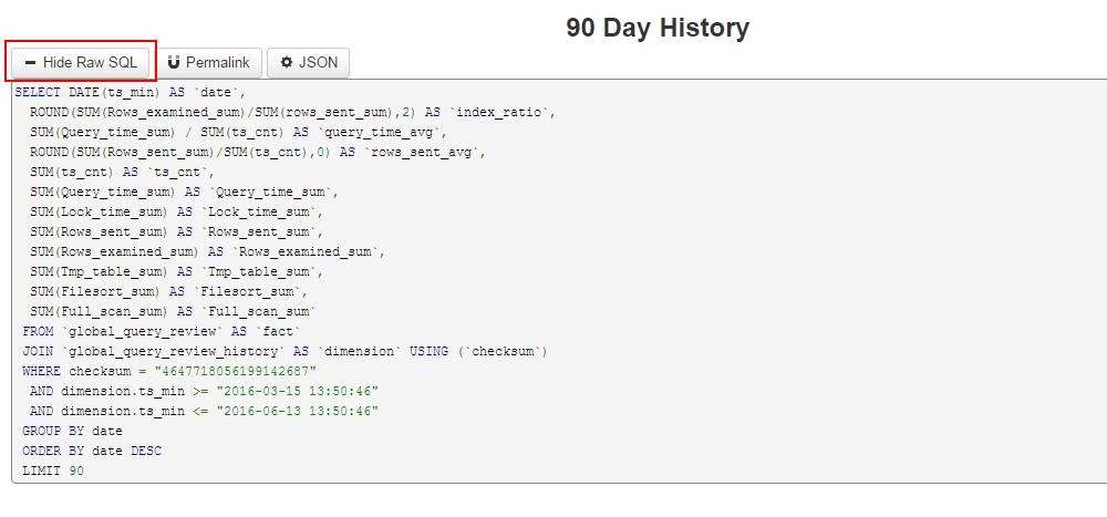 Anemometer基于pt-query-digest将MySQL慢查询可视化