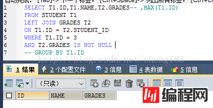 mysql中max与where的示例分析