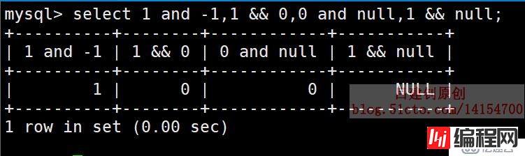 MySQL数据库中有哪几种运算符