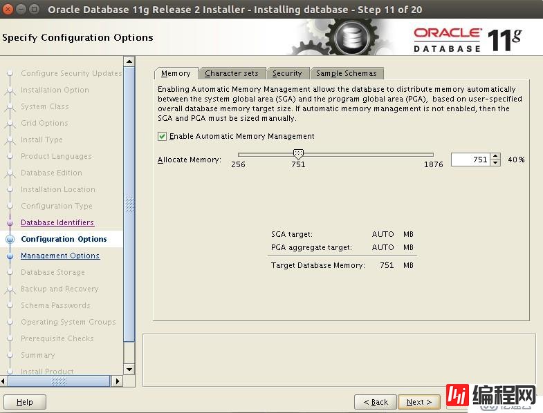 centos 6 oracle 11G DB install