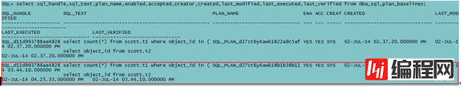 数据库中sql plan baseline怎么用