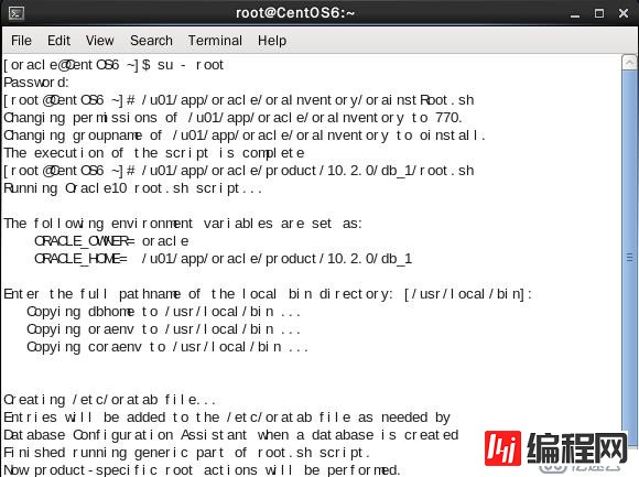 centos6.6_X64安装oracle10G