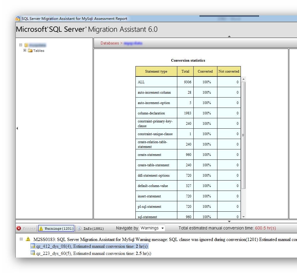 SSMA——MySQL到MsSQL的迁移助手安装使用简明教程