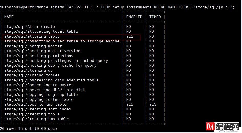 mysql 5.7中使用Stage Tracking功能跟踪DDL进度