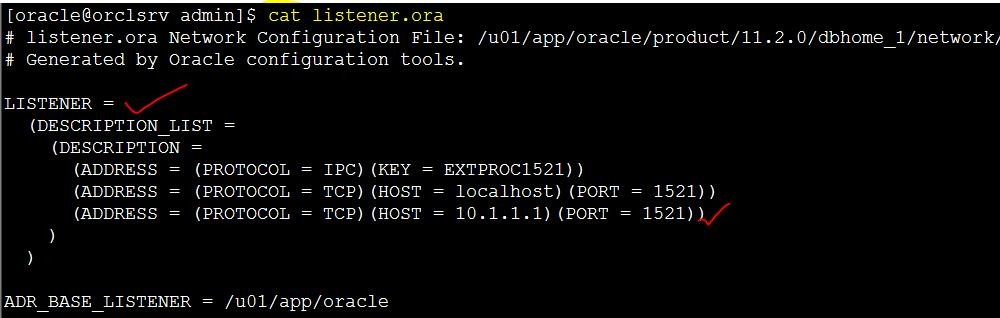 Oracle 11g R2 网络侦听器实验