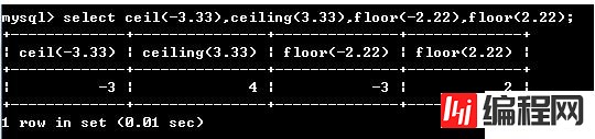 mysql中常用的数学函数介绍