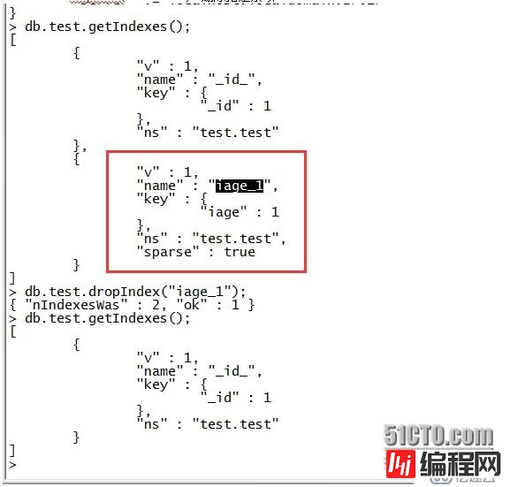 mongodb 索引相关