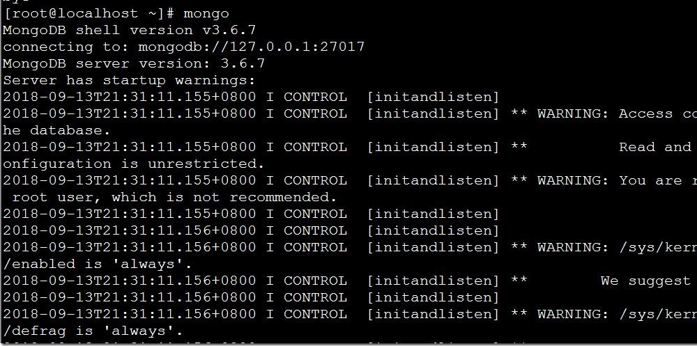 MongoDB在线yum源安装及基本命令详解