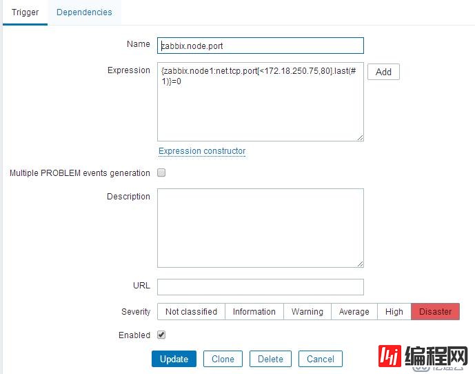 Zabbix简单的入门应用