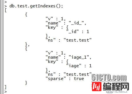 mongodb 索引相关