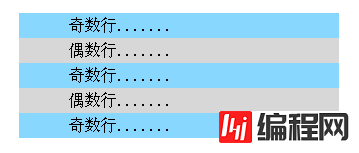 css实现兼容火狐和IE的LI奇偶行颜色交替方法是怎样的