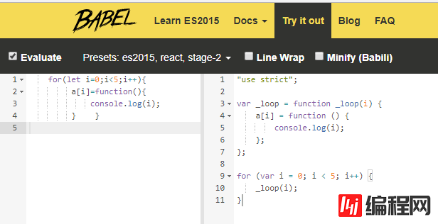 ES6中如何使用let声明变量以及let loop机制