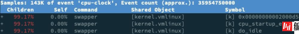 怎么解析perf报告中的swapper进程