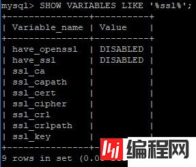 mysql如何关闭ssl