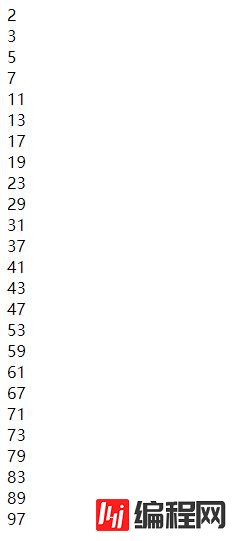 javascript如何求1-100的素数