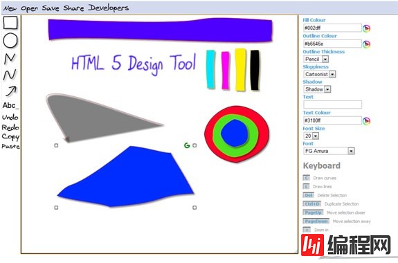 10个超棒的HTML 5素描及绘画设计工具分别是什么