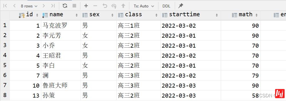 MySQL的DDL、DML及DQL基础知识点有哪些