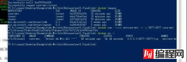 .NET5部署程序在Docker上运行