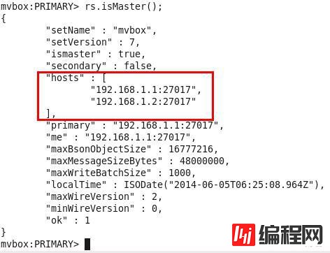 MongoDB副本集的示例分析