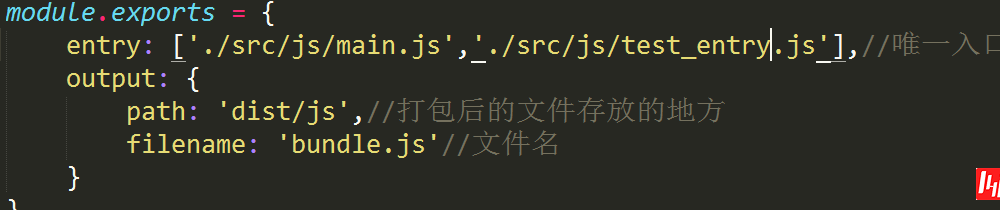 webpack中配置文件entry与output的示例分析