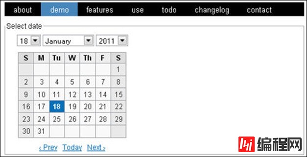 25个超棒的jQuery日历和日期选取插件分别是哪些