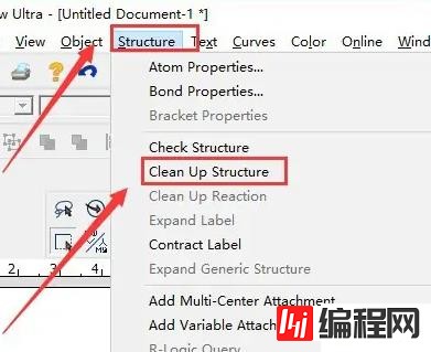 windows下chemdraw怎么优化结构