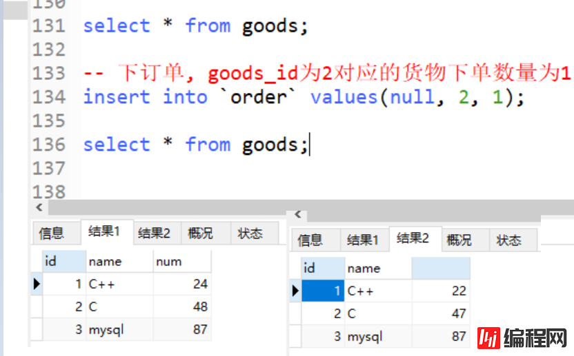 Mysql视图和触发器使用过程