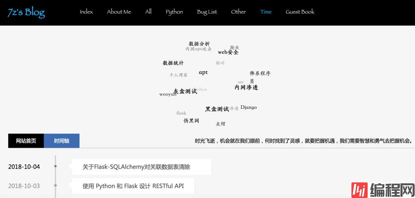 Python Flask开源个人博客代码