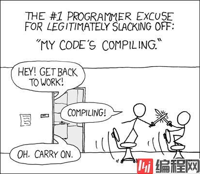 XKCD - Code compiling before Go