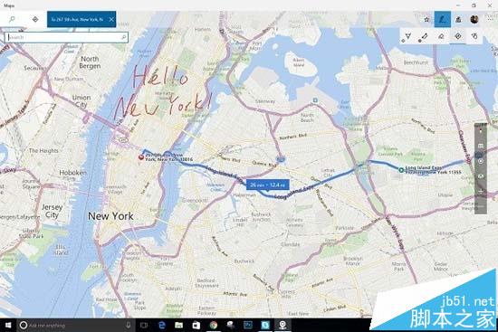 Win10一周年更新中地图应用获得更新 正式支持Windows Ink墨迹