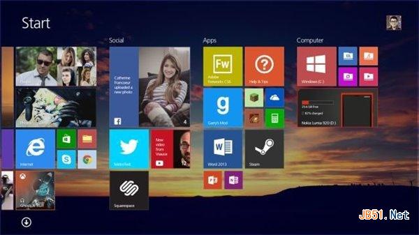 养眼又实用的概念版个性Win8.2 图