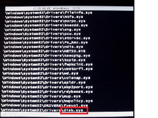 Win7系统中启动界面安全模式无法加载disk.sys的解决方法介绍
