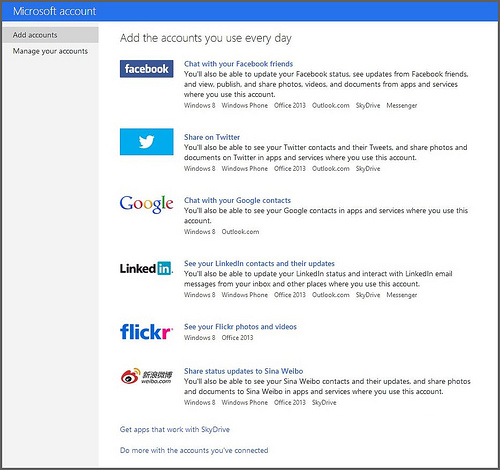 将twitter帐户添加到Win8人脉的攻略