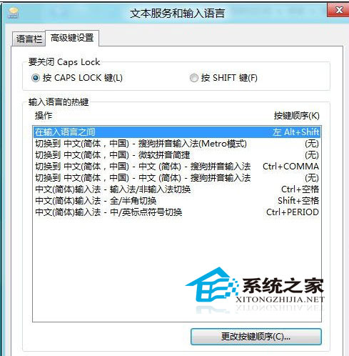 如何用ctrl+shift切换Win8中英文输入法