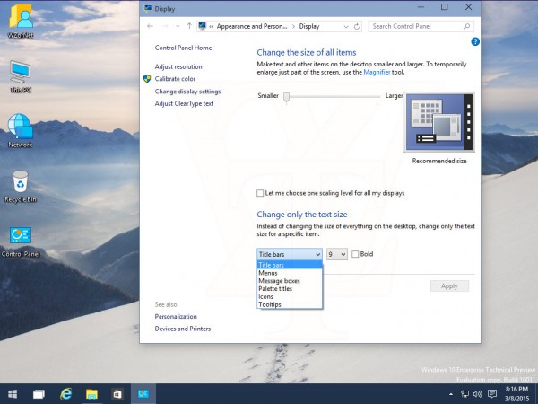 Win10 Build 10031英文企业版第二波截图曝光