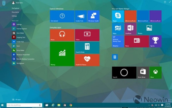 [图]Win10最新版 Build 10041系统体验